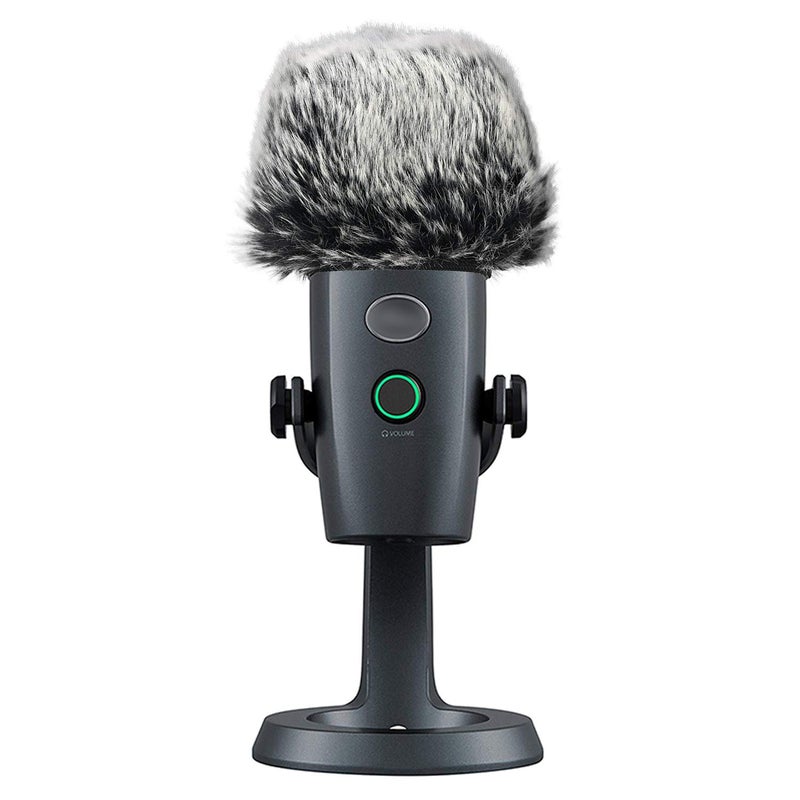 SUNMON Mic Furry Windscreen Muff for Blue Yeti Nano Condenser Microphone, Mic Cover Microphone Fur Pop Filter by SUNMON - Image 2